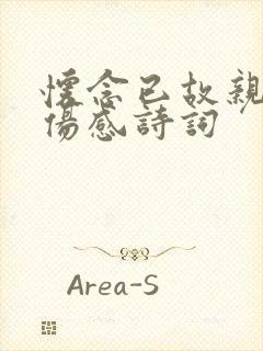 怀念已故亲人的伤感诗词