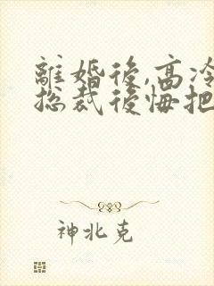 离婚后,高冷女总裁后悔把