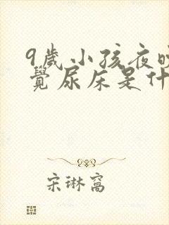 9岁小孩夜晚睡觉尿床是什么问题