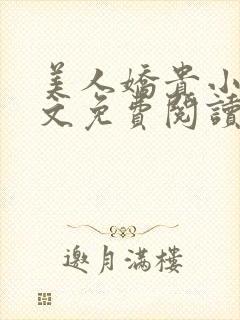 美人娇贵小说全文免费阅读