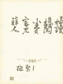 薛家小媳妇笑佳人免费阅读全文