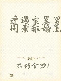 遭遇家暴男方不同意离婚怎么办