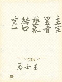 完结双男主小说一口气看完