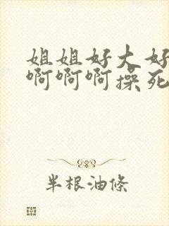 姐姐好大好爽啊啊啊啊操死我这个小骚货