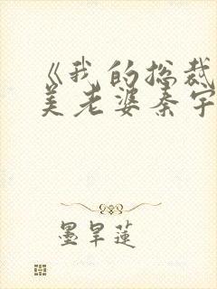 《我的总裁白富美老婆秦宇小说》