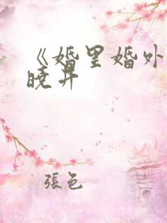 《婚里婚外》叶晓井