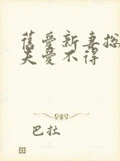 旧爱新妻总裁前夫爱不得