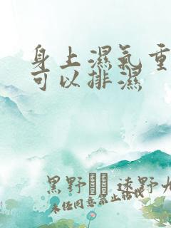 身上湿气重怎样可以排湿