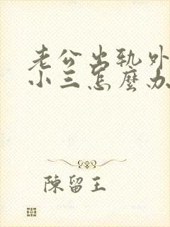 老公出轨外面有小三怎么办