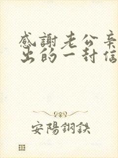 感谢老公辛苦付出的一封信