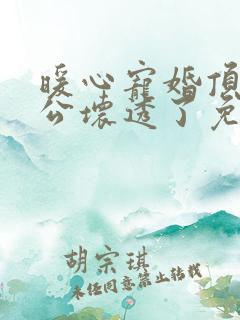 暖心宠婚顶级老公坏透了免费阅读