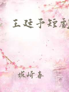 王廷予短剧演员