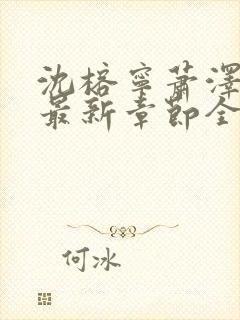 沈榕宁萧泽小说最新章节全文阅读