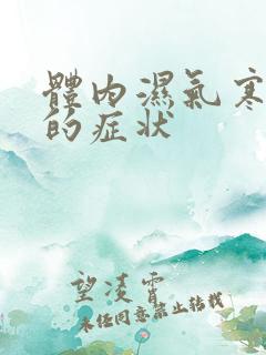 体内湿气寒气重的症状