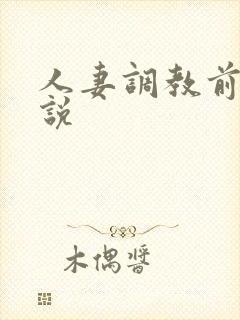 人妻调教前后小说