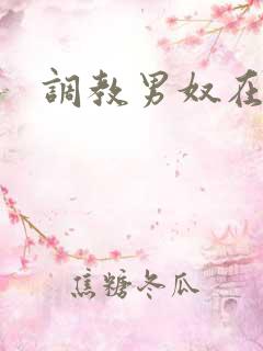 调教男奴在线看