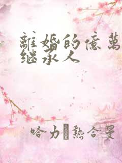 离婚的亿万富翁继承人