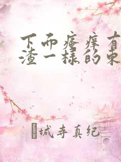 下面瘙痒有豆腐渣一样的东西