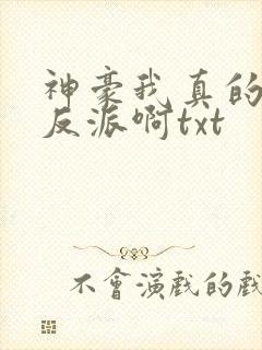 神豪我真的是大反派啊txt