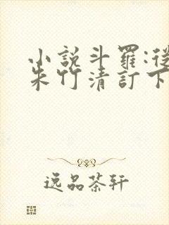 小说斗罗:从与朱竹清订下婚约开始全文