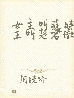 女主叫苏时锦男主叫楚君彻的小说