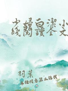 少妇白洁小说在线阅读全文