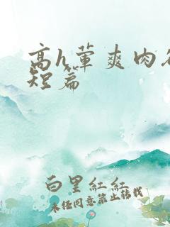 高h荤爽肉欲文短篇