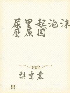 尿里起泡沫是什么原因