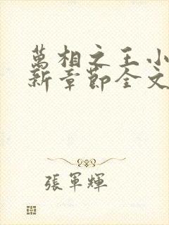 万相之王小说最新章节全文免费阅读