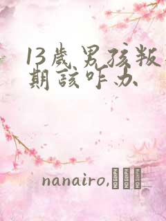 13岁男孩叛逆期该咋办