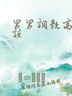 男男调教高潮小说