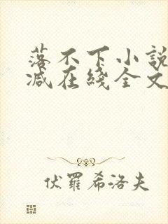 落不下小说无删减在线全文免费阅读