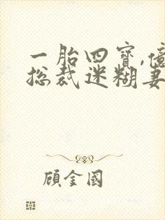 一胎四宝,亿万总裁迷糊妻