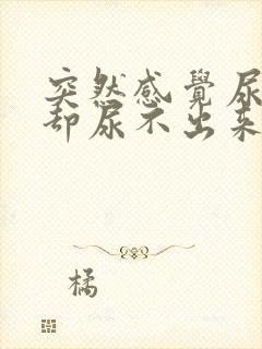 突然感觉尿急 却尿不出来吃什么药