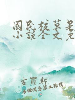 国民校草是女生小说全文免费阅读