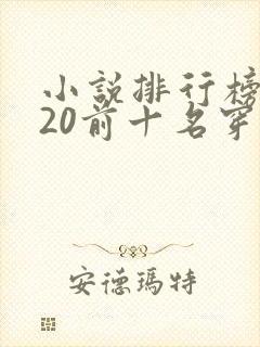 小说排行榜2020前十名穿越