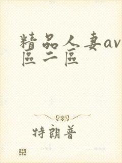 精品人妻av一区二区