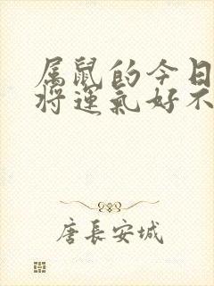 属鼠的今日打麻将运气好不好