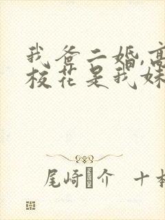 我爸二婚,高冷校花是我妹一口气看完