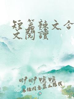 短篇辣文合集全文阅读