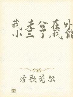 我老公在外面有小三了,我能怎么办呢?