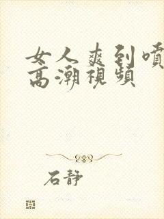 女人爽到喷水的高潮视频