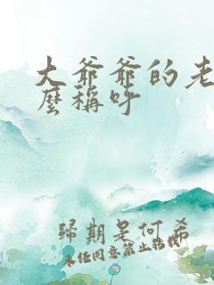 大爷爷的老婆怎么称呼