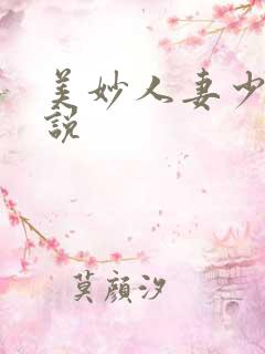 美妙人妻少妇小说
