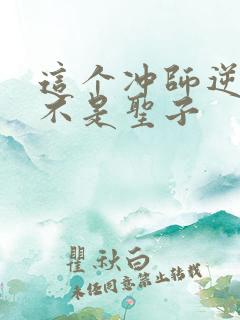 这个冲师逆徒才不是圣子