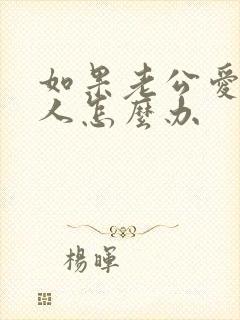 如果老公爱上别人怎么办