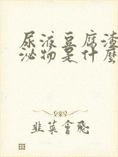 尿液豆腐渣样分泌物是什么