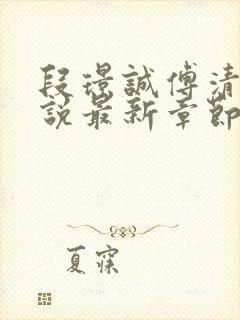 段璟诚傅清染小说最新章节免费阅读