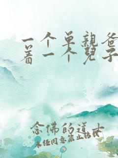 一个单亲爸爸带着一个儿子的电视剧