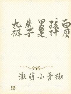 九岁男孩白天尿裤子是什么病